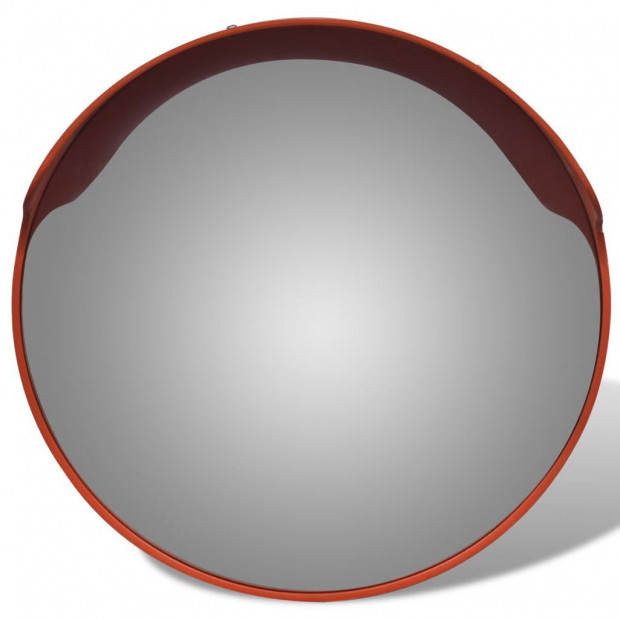 Convex Traffic Mirror Pc Plastic Orange 45 Cm Outdoor Image 3
