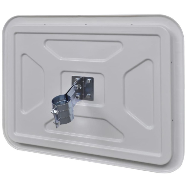 Convex Traffic Mirror Rectangle 60 X 80 Cm With Reflectors Image 5