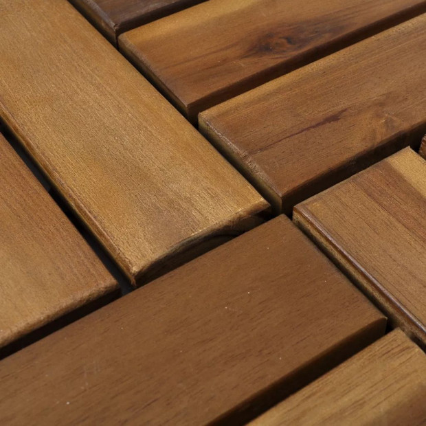 Decking Tiles 30 X 30 Cm Acacia Set Of 30 Image 2
