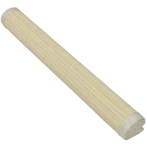 6 Bamboo Placemats 30 X 45 Cm Natural Image 3