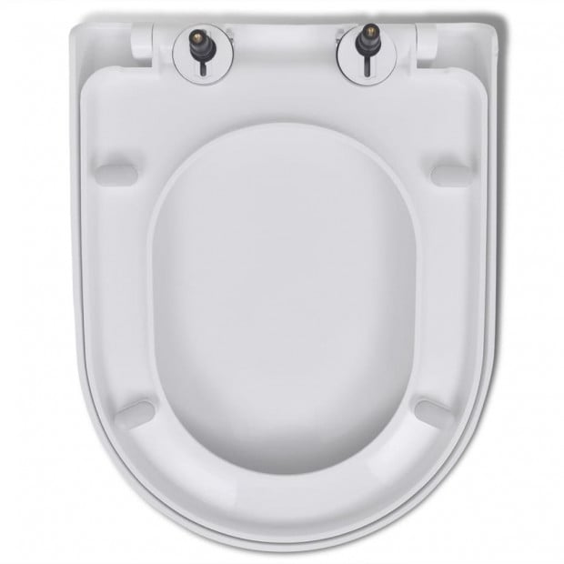 Soft-close Toilet Seat With Quick-release Design White Square Image 6