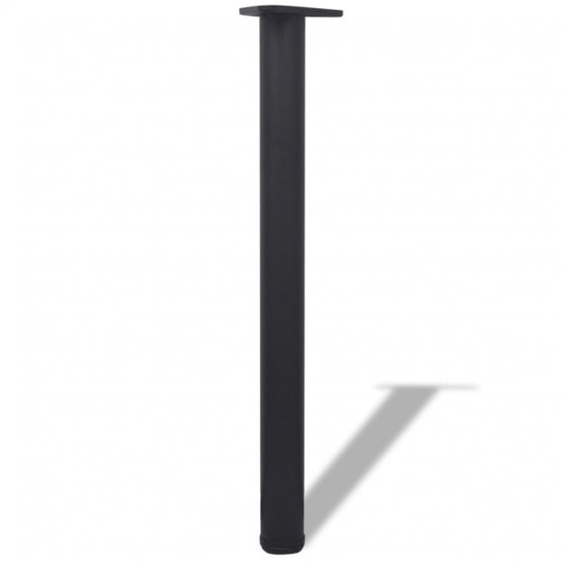 Adjustable Table Legs 4 Pcs Black 710 Mm Image 2