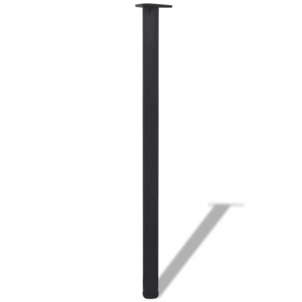 Adjustable Table Legs 4 Pcs Black 1100 Mm Image 2