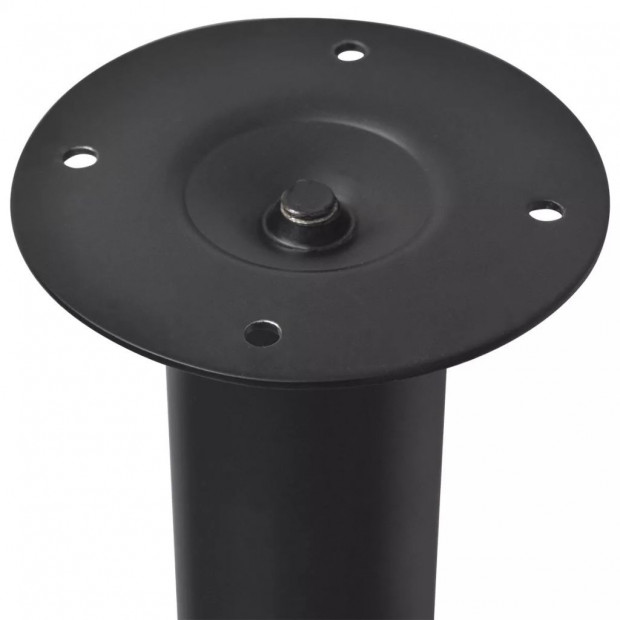 Telescopic Table Legs 2 Pcs Black 710 Mm-1100 Mm Image 3