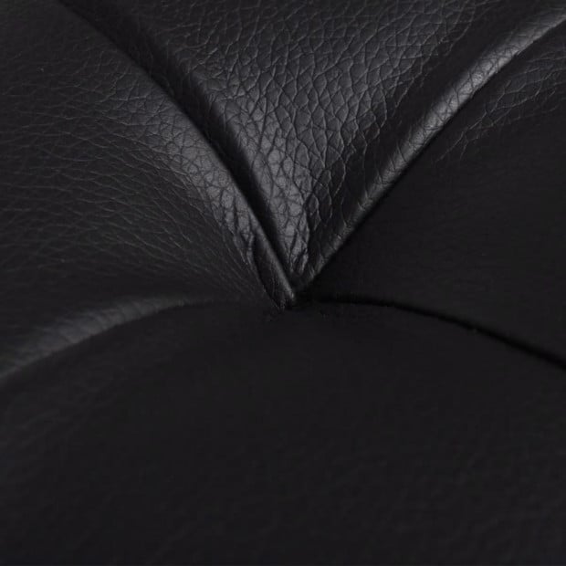 Storage Ottoman Artificial Leather Black Image 2