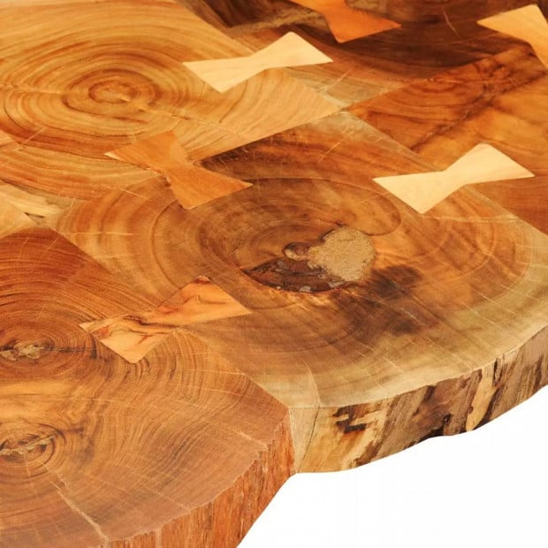 Coffee Table 35 Cm 6 Trunks Solid Sheesham Wood Image 8