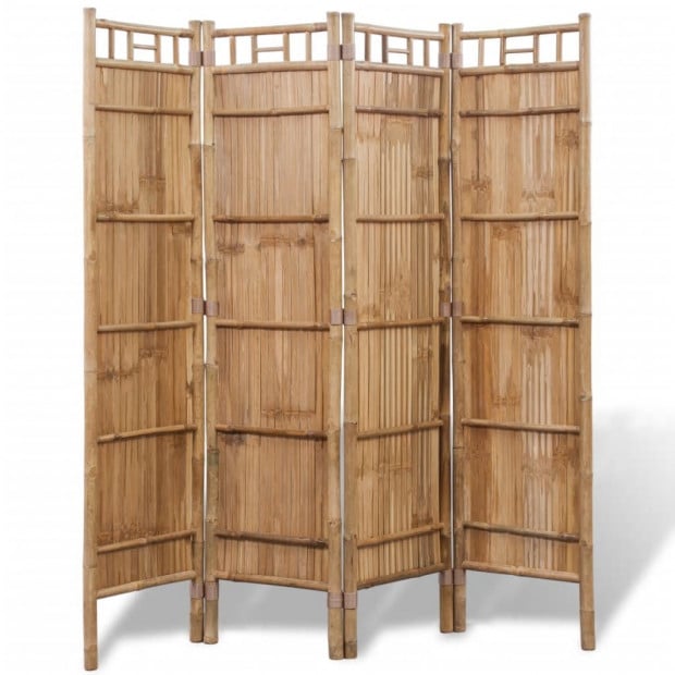 4-panel Bamboo Room Divider Image 3