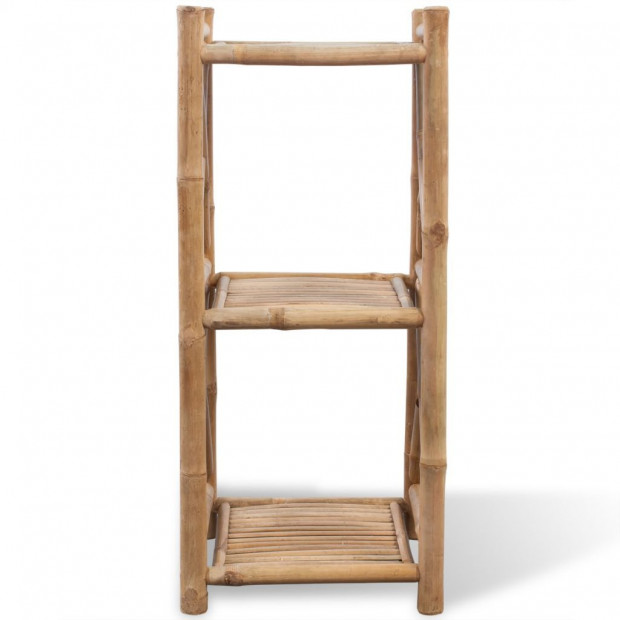 3-tier Square Bamboo Shelf Image 2