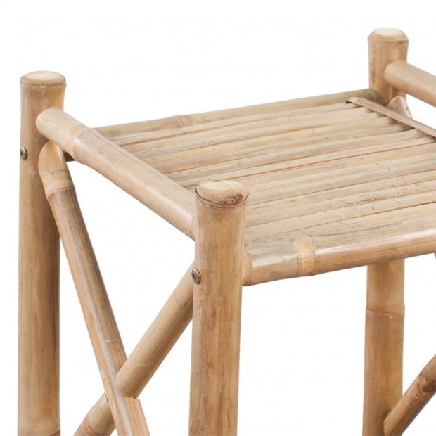 3-tier Square Bamboo Shelf Image 3