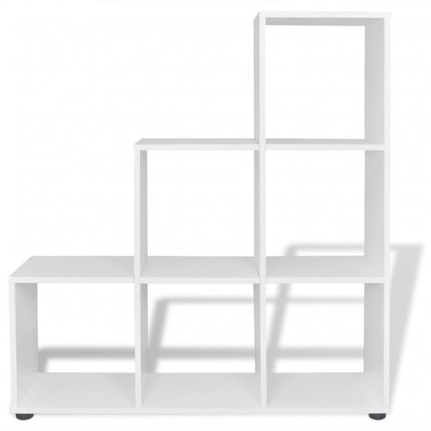 Staircase Bookcase/display Shelf 107 Cm White Image 3
