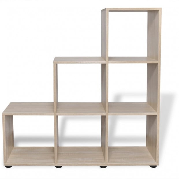 Staircase Bookcase/display Shelf 107 Cm Oak Image 3