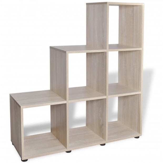 Staircase Bookcase/display Shelf 107 Cm Oak Image 4