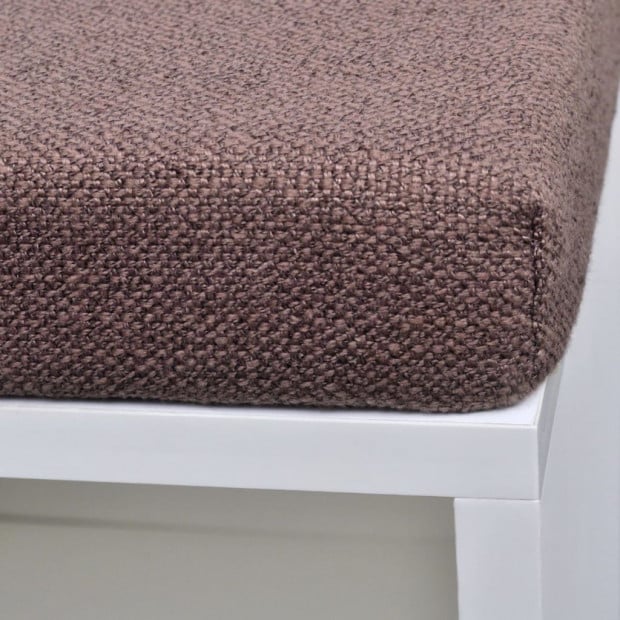 Shoe Storage Bench 10 Compartments White Image 3