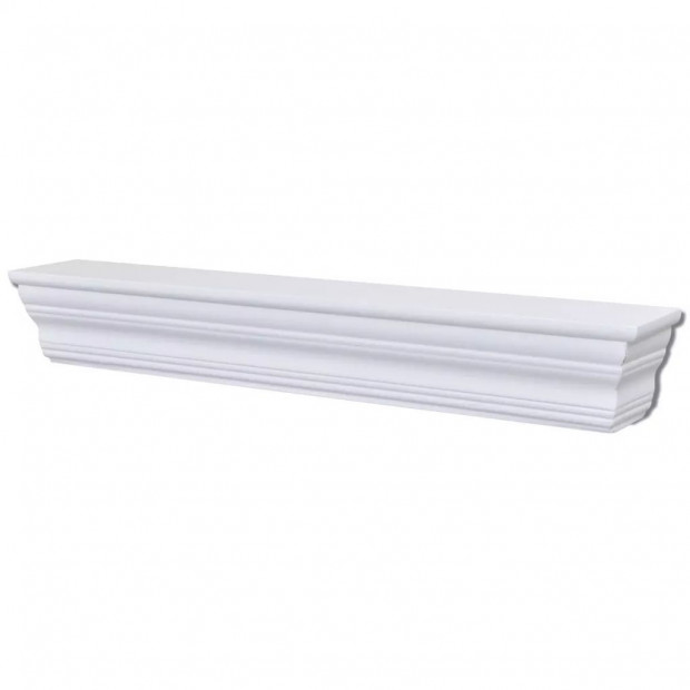 Wall Shelves 2 Pcs White Image 3