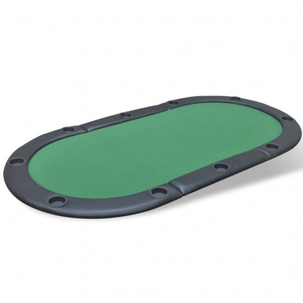 10-player Foldable Poker Tabletop Green Image 2