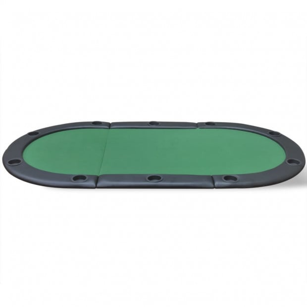 10-player Foldable Poker Tabletop Green Image 3