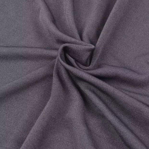 Stretch Couch Slipcover Anthracite Polyester Jersey Image 2