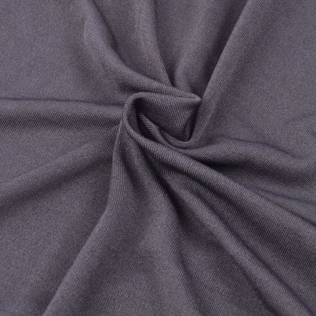 Stretch Couch Slipcover Anthracite Polyester Jersey Image 2