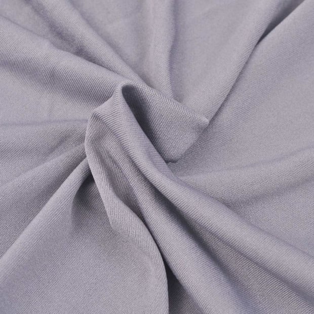 Stretch Couch Slipcover Grey Polyester Jersey Image 3