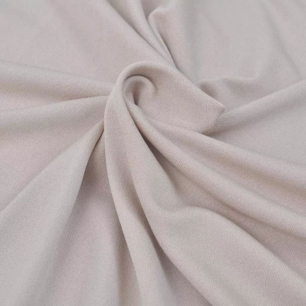 Stretch Couch Slipcover Beige Polyester Jersey Image 3