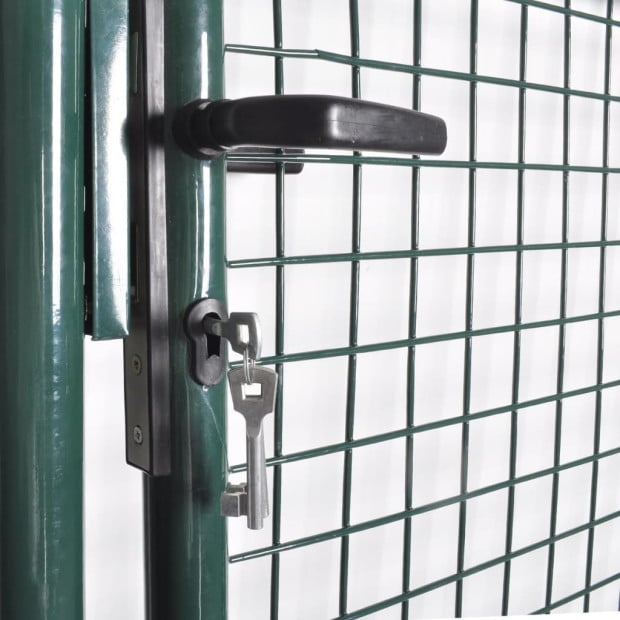 Single Door Fence Gate Powder-coated Steel Image 4