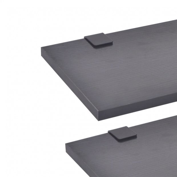 Nine Piece Bathroom Furniture And Basin Set Black Image 10