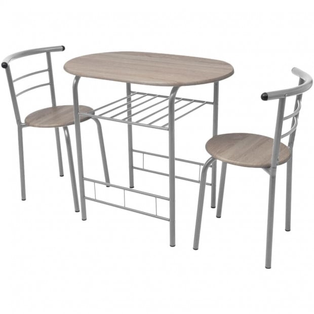 Breakfast Bar Set Mdf Image 2