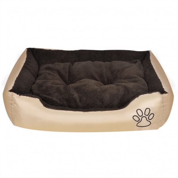 Dog Bed Beige And Brown Xxl Image 4