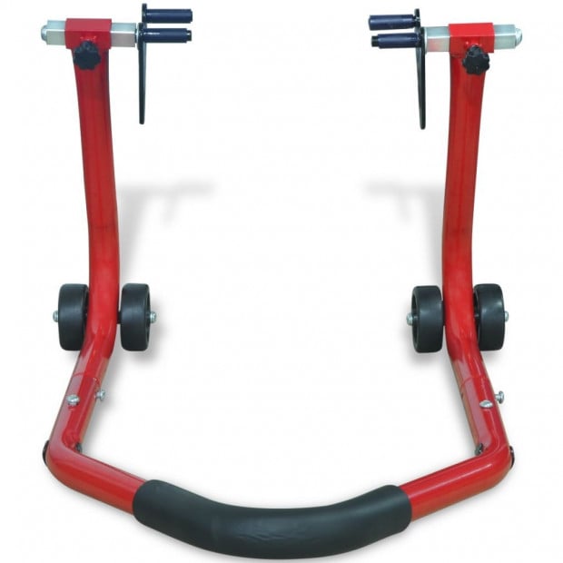 Motorcycle Front Stand Red Image 2