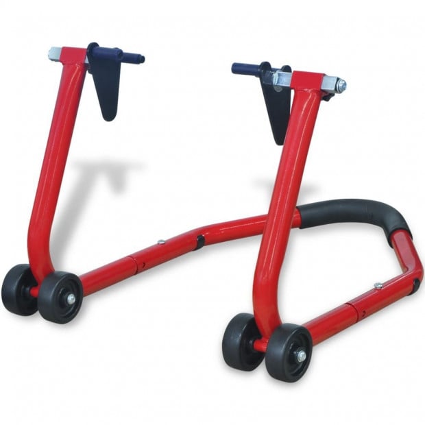 Motorcycle Front Stand Red Image 4