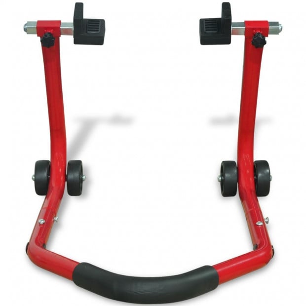 Motorcycle Rear Paddock Stand Red Image 2