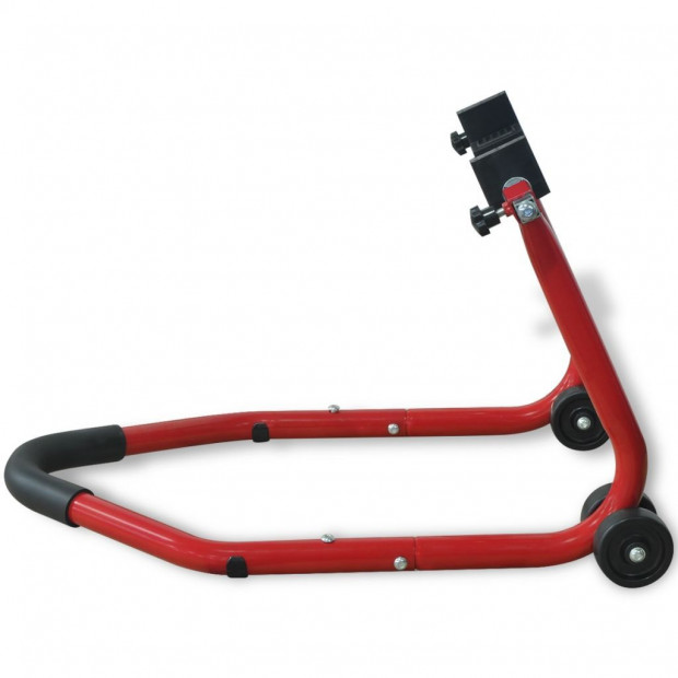 Motorcycle Rear Paddock Stand Red Image 4