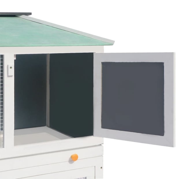 Animal Rabbit Cage Double Floor Wood Image 6