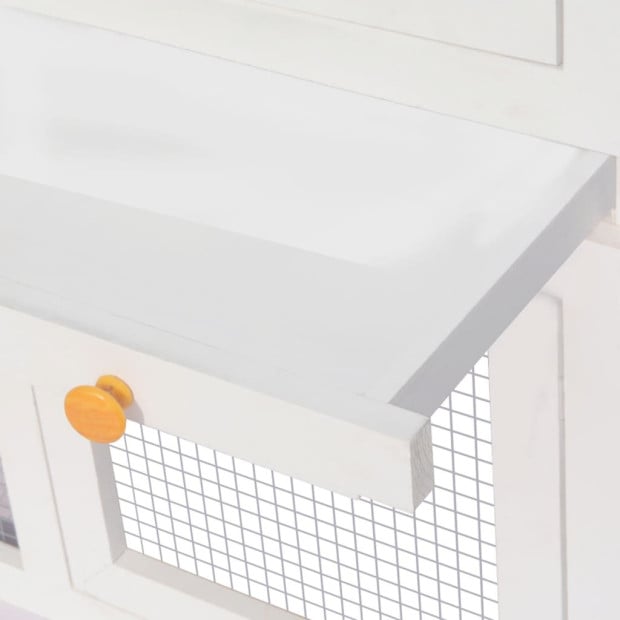 Animal Rabbit Cage Double Floor Wood Image 8