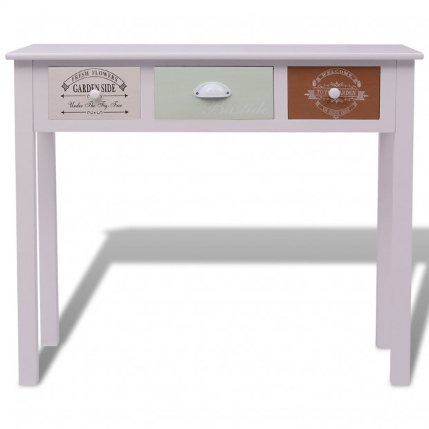 French Console Table Wood Image 3