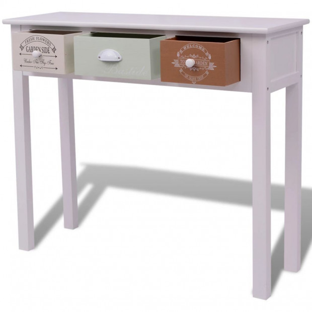 French Console Table Wood Image 4