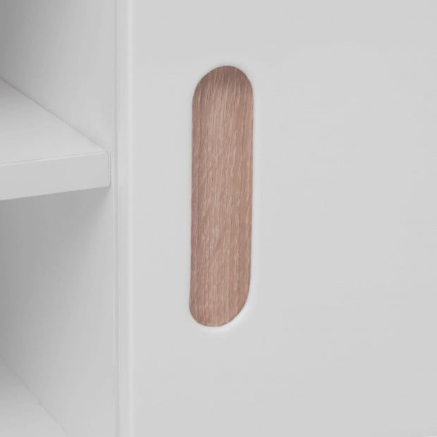 Tv Stand Mdf 150x35x48.5 Cm High Gloss White Image 2
