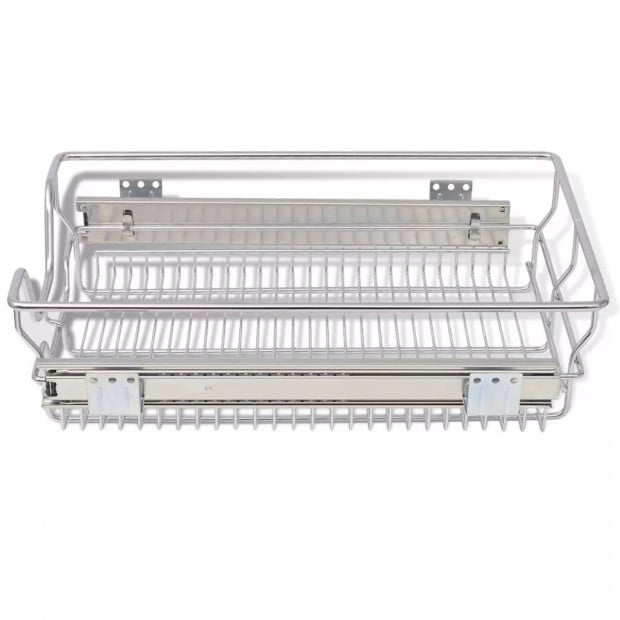 Pull-out Wire Baskets 2 Pcs Silver 400 Mm Image 5