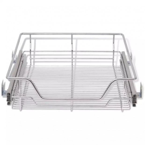 Pull-out Wire Baskets 2 Pcs Silver 500 Mm Image 4