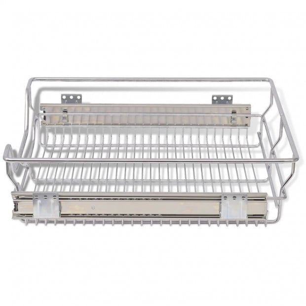 Pull-out Wire Baskets 2 Pcs Silver 500 Mm Image 5