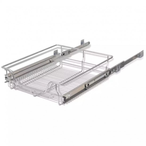Pull-out Wire Baskets 2 Pcs Silver 500 Mm Image 6