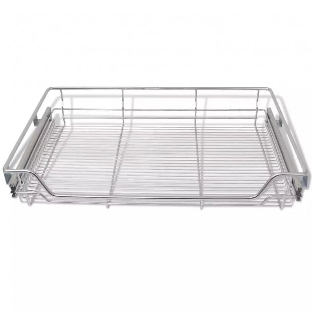 Pull-out Wire Baskets 2 Pcs Silver 800 Mm Image 4