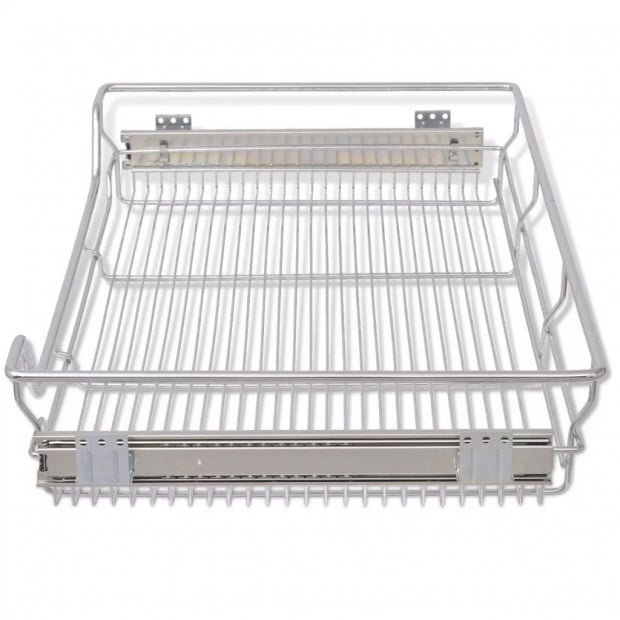 Pull-out Wire Baskets 2 Pcs Silver 800 Mm Image 5