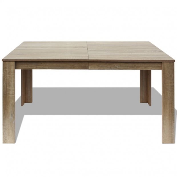 Dining Table 140x80x75 Cm Oak Image 3