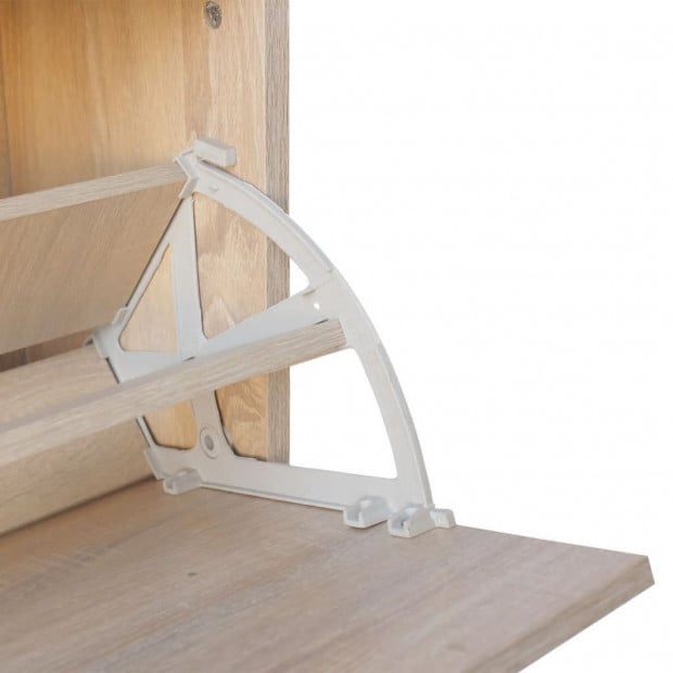 Shoe Storage Bench Oak 80x24x45 Cm Image 5