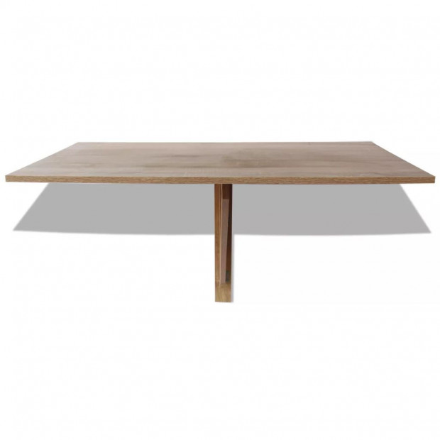 Folding Wall Table Oak 100x60 Cm Image 3