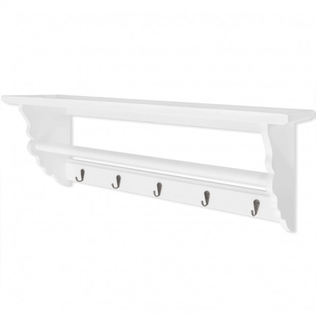 Coat Rack Mdf White Baroque Style Image 2