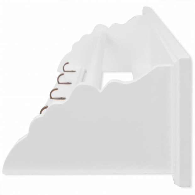 Coat Rack Mdf White Baroque Style Image 3