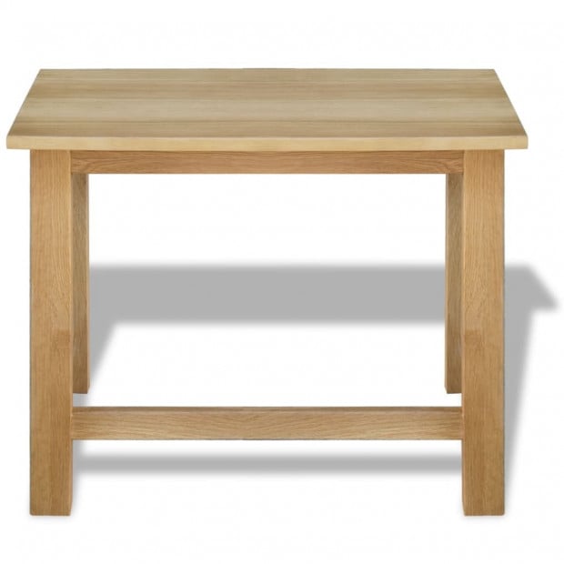 Nesting Tables 3 Pcs Solid Oak Wood Image 3