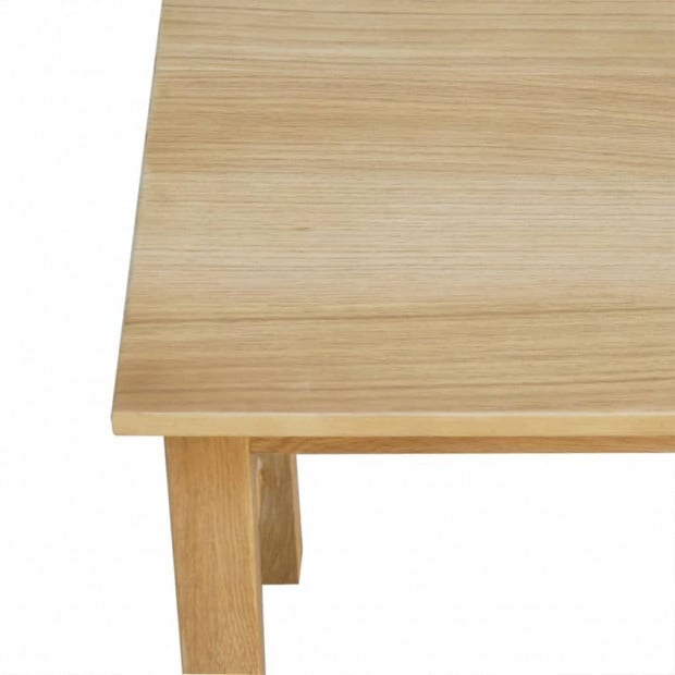 Nesting Tables 3 Pcs Solid Oak Wood Image 4